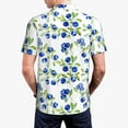 thumbnail image 2 of Polo Shirts for Men, Blueberries Tree Print Cuteness Casual Mens Polo Shirts Short Sleeve Button Down Classic Mens Golf Polo Shirts, 2 of 7