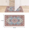 thumbnail image 6 of Retro Door Mat, 17 X 30 Inch Boho Pink Vintage Carpet Welcome Doormat Decorative Home Floor Mat, Non Slip Rubber Back and Strong Water Absorption for Outdoor Indoor Entrance Decor, 6 of 6