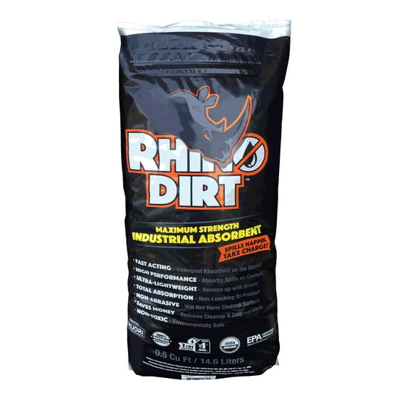 Rhino Dirt Absorbent & Degreaser – 0.5 Cu Ft Small Bag
