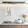 thumbnail image 4 of Pisexur 1 Semi Transparent Storage Box Knife Rack Hidden Kitchen Knife Rack Avoid Injury Breathable Wall Mounted Knife Block Green, 4 of 7