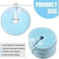 thumbnail image 4 of Lsupdaol 14 Packs Soft g Tube Pads Holder Abdominal Feeding g Tube Button Cotton Pads Covers for Nursing Care(Light Blue), 4 of 6