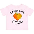 thumbnail image 3 of Inktastic Daddy's Little Peach Cute Peach Heart Boys or Girls Toddler T-Shirt, 3 of 5