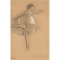 thumbnail image 2 of Edgar Degas 17x24 Black Ornate Framed Double Matted Museum Art Print Titled: Dancer on Pointe (ca. 1878), 2 of 5