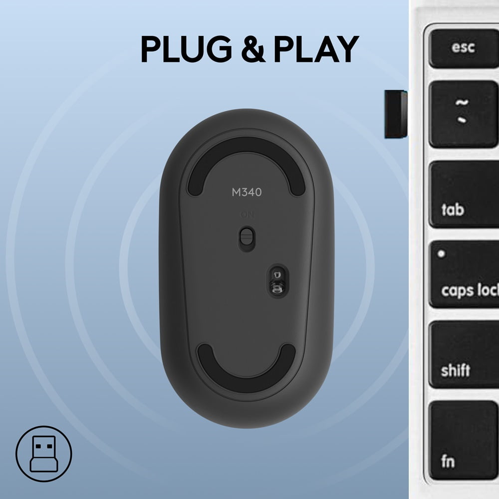 Logitech M340 Wireless Mouse with Limited Edition Prints