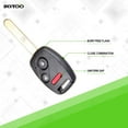 thumbnail image 5 of SCITOO Keyless Entry Option Replacement for 3 Buttons 2005-2008 Honda Pilot 1PC FCC 35111-S9V-325-2, 5 of 7