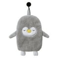 thumbnail image 1 of WRITWAA 2Set Penguin Shape Hand Towel Coral Fleece Drying Cleaning for Kitchen Bathroom Home Users, 1 of 4