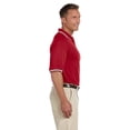 thumbnail image 2 of Harriton M210 Mens Pique Polo with Tipping, 2 of 3