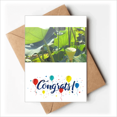 thumbnail image 1 of El verano de estanque de loto raiz Sobre de la Carta de felicitación de la tarjeta de matrimonio, 1 of 4