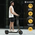thumbnail image 3 of ZDZA Peak 750W Electric Scooter, 20MPH 10"Tire Escooter with Turn Signal, Foldable Commuting Electric Scooter for Adults 10.4Ah, UL 2272, 3 of 10