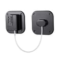 thumbnail image 5 of Raindrops Black Adhesive Refrigerator and Drawer Lock with Combination Code Security for Cabinets, No Drilling Required, 5 of 8