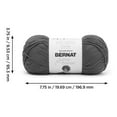 thumbnail image 7 of Bernat® Softee® Cotton™ #3 Light Cotton Blend Yarn, Clear White 4.2oz/120g, 254 Yards (3 Pack), 7 of 7