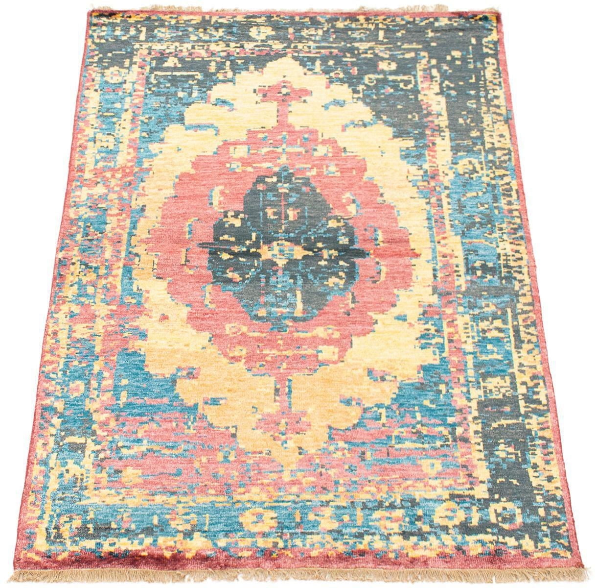 ECARPETGALLERY 4'8" x 6'7"  Transitional Jules Oushak Hand-knotted Area Rug for Living Room, Dining Room and Bedroom in Brown
