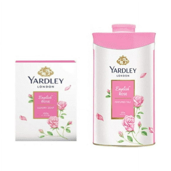 Yardley London Ensemble Combo Savon de Luxe et Talc Parfumé English Rose EXP 2025