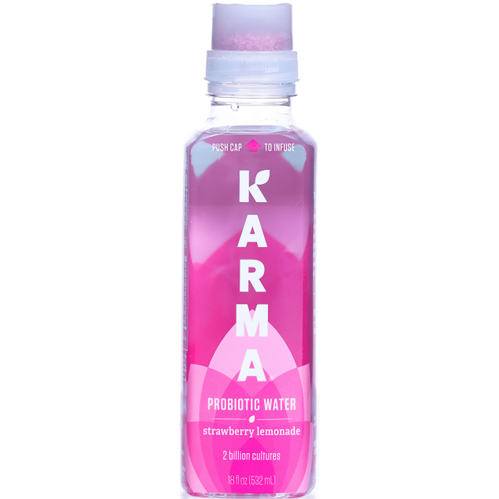 Karma Probiotics Wellness Water Strawberry Lemonade, 18oz