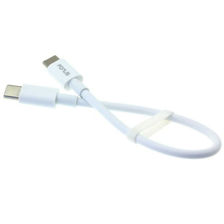 Short Type-C to USB-C Cable for Motorola One 5G Ace - PD Fast Charge Cord Power Wire Sync [C-to-C] Compatible With Motorola One 5G Ace price history on PriceWatchPro