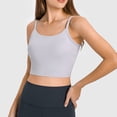 thumbnail image 3 of Soidarity Camiseta sin mangas, sujetador deportivo, chaleco deportivo, accesorios de gimnasio lavables, ropa para correr, comodidad, resiliencia, Uniforme atlético Gris ocho Soidarity OD029032-04, 3 of 6