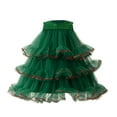 thumbnail image 1 of Odeerbi Niñas Tul Tul Tutú Vestido Navidad Tank Vestido Princesa Vestido Sin Mangas Malla Vestido, 1 of 6