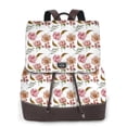 thumbnail image 1 of Balery Rose Flowers Mochila de Cuero para Mujeres, Gran Capacidad, Bolsa de Viaje Multifuncional, Mochila de Cuero y Bolsa de Hombro para Mujeres, 1 of 4