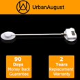 thumbnail image 2 of Urban August Adhesive Combination Lock – Baby Safety, Heat Resistance - For Cabinets, Drawers & Refrigerators (1 - White), 2 of 5