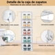 thumbnail image 5 of Organizador de Zapatos, Cajas Organizadoras de Zapatos Transparentes Apilable, Caja para Zapatos Multifuncional con Bolsas para Zapatos a Prueba de Polvo, 5 of 7