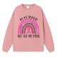 thumbnail image 1 of Gibobby Sudadera de mujer Sudadera suelta para mujer cuello redondo para otoño e invierno(Rosa,M), 1 of 5