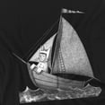 thumbnail image 3 of Where The Wild Things Are Sailing On A Boat Kids T Shirt (3) for Youth Toddler Boys and Girls, Black, 3 of 5