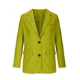 thumbnail image 4 of Womens Casual Blazer Jackets Long Sleeve Open Front Business Work Suit Jacket Solid Button Office Dressy Outerwear Coat, 4 of 5