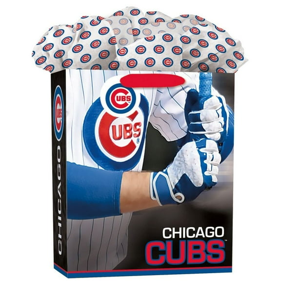 LARGE GOGO GIFT BAG, CHICAGO CUBS