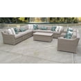 thumbnail image 2 of Coast 10 Piece Outdoor Wicker Patio Furniture Set in Beige, 2 of 2
