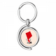thumbnail image 1 of China Red Education pluma Rotating keychain Metal Keyring Holder, 1 of 2