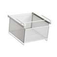 thumbnail image 2 of Organizador metálico para cajones bajo el armario, porta bragas deslizante que ahorra espacio, perchero para corbatas Blanco, 2 of 9