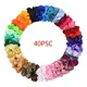 thumbnail image 1 of Ligas Para Cabello Scrunchies De Satén 40 Colores, 1 of 8