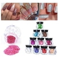 thumbnail image 1 of Glitter Brillos Purpurina Diam Para Ojos Uñas Cuerpo 12 Pzas, 1 of 10
