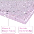 thumbnail image 3 of Pink Glitter Light Switch Cover - Sparkling Wall Plate 5.1"x3.15", Home Decor, Single Toggle, 3 of 5