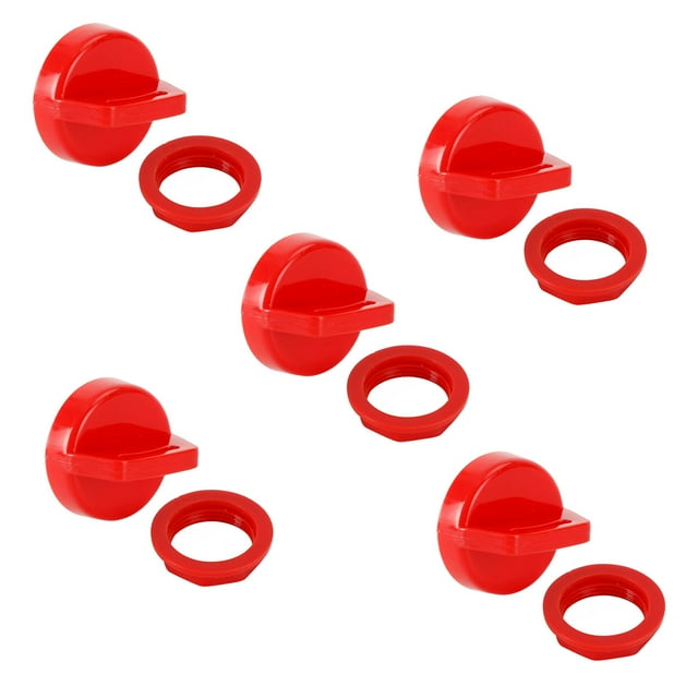 5 Pack Clé d'Allumage Rouge avec Écrou pour Polaris RZR XP 570 800 900 1000 5433534