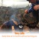thumbnail image 4 of Fuelle de fuego plegable de acero inoxidable para exteriores, herramienta de tubo de soplado Manual, cocina de acampada YUNYI BRAND Deportes, 4 of 8