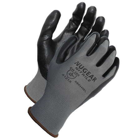 

Nugear Black Foam Nitrile Coated Glove
