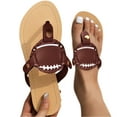 thumbnail image 4 of Eashery Womens Sandals Open Toe Black Womens Sandals Sandals Women Heels Brown 40, 4 of 5