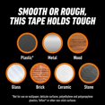 thumbnail image 3 of Invisible Hold Mounting Tape, 1" x 60" (Pack of 1), Clear Double Sided Tape for Strong, Permanent Indoor & Outdoor Hanging, 3 of 3
