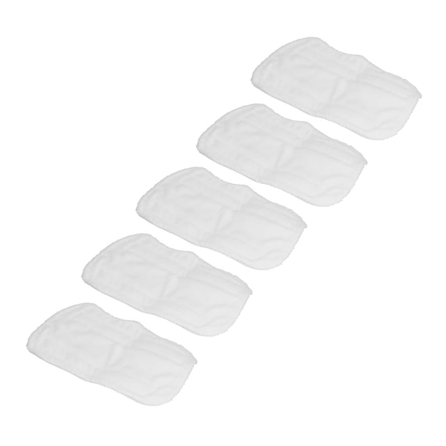 Mapa de Mopas, Moplina Blanca 5 Piezas de Microfibra Accesorios para el Cabezal de Trapeador reutilizable para el Piso para el Hogar para la Oficina