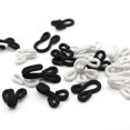 thumbnail image 2 of 40 juegos de ganchos de costura grandes y bucles para manualidades de libros de joyería, etc., 38 mm (1-1/2") 20 piezas negras + 20 piezas blancas TUNC Sencillez, 2 of 5