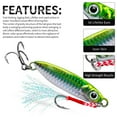 thumbnail image 4 of Outdoor Fishing DWS586 Fishing Lures - 7-30g, 6 Sizes, Fast Sinking Action, 4 of 10