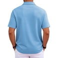 thumbnail image 4 of Men's Polo Shirts Short Sleeve Quick Dry Outdoor Golf Sports Shirts, 4 of 6