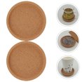 thumbnail image 3 of Miangastore 2Ensemble Porte-Gobelets sous-Verres pour Usage Domestique Couleur Bois de Liège, 3 of 8