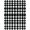 Black And White, Pattern 1, variant on ODIKA Under Checkered Welcome Motif Doormat Layering Plaid Gingham Refined Structured for Queen Size Bedroom, Bed, Master Suite, Foldable Easy Care