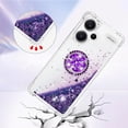 thumbnail image 3 of Funda para Xiaomi Redmi Note 13 Pro Plus 5G con Brillo Líquido Flotante, Purpurina, Parachoques y Anillo Giratorio Soporte, 3 of 5