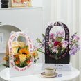 thumbnail image 3 of 10 Pcs Multi-Color Bouquet Box, Paper Flower Boxes with Handles for Wedding & Valentine’s Day, Floral Gift Box for Arrangements & Party Decor, 3 of 9