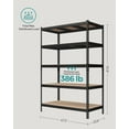 5Tier Storage Shelves, Set of 2 Garage Storage, Boltless Assembly