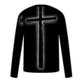 thumbnail image 4 of Birdeem T-Shirts à Manches Longues pour Hommes, T-Shirts Décontractés à Col Rond, Chandail à Manches Longues, T-Shirt à Rayures Imprimées, Blouse, Hauts, T-Shirts à Manches Longues pour Hommes, 4 of 5
