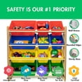thumbnail image 4 of Organizador de Juguetes, 12 contenedores de Almacenamiento, 4 of 7
